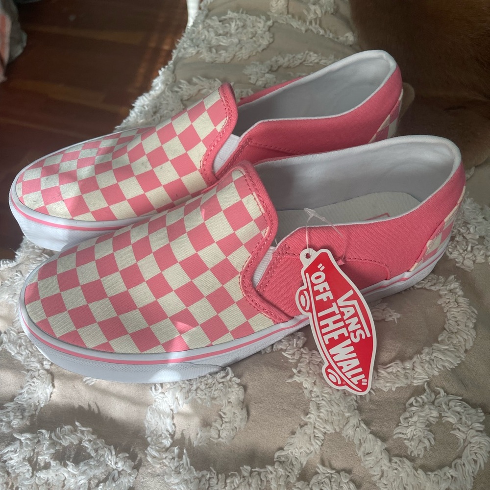 pink vans size 9
